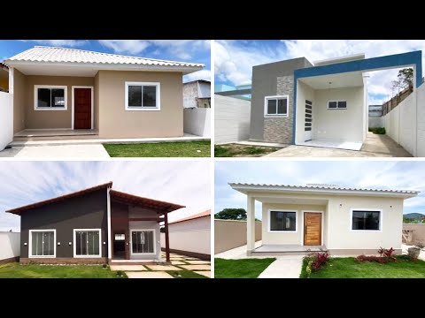 40 Ideias De FACHADAS DE CASAS PEQUENAS – Projetos e Decoração