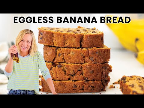 The BEST Banana Bread Recipe without Eggs!