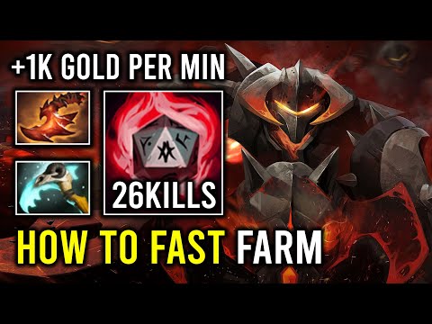 How to Fast Farming Chaos Knight 1K Gold Per Min Unlimited Crit 10K MMR Dota 2