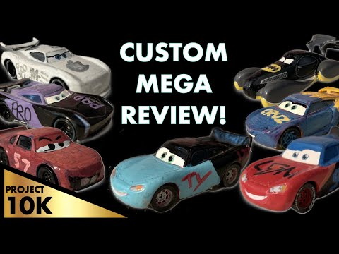Reviewing Every Single Custom Disney Cars Diecast In My Collection! (130+ Custom Painted Cars!)