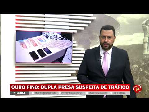 Ouro Fino: dupla presa suspeita de tráfico