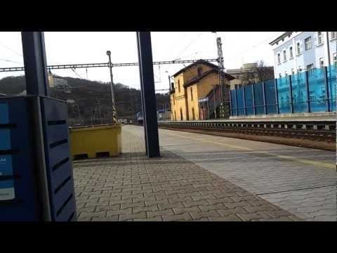 Lokomotiva 163.088-8 a Sysel.001, Os 6812, Ústí nad Labem hl.n.