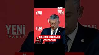 Özgür Özel Kendi Adına Şu Kuralı Koydu!