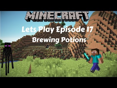 Minecraft Lets Play Ep. 17 - Potions Brewing and Fighting Witches