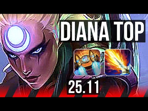 DIANA vs YORICK (TOP) | 800+ games | KR Master | 25.11