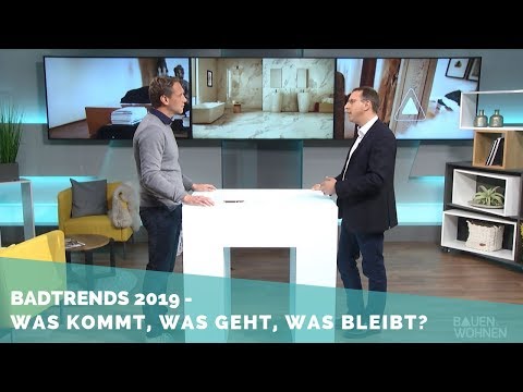 Die Badtrends 2019 - Fliesen, Farben, Formen