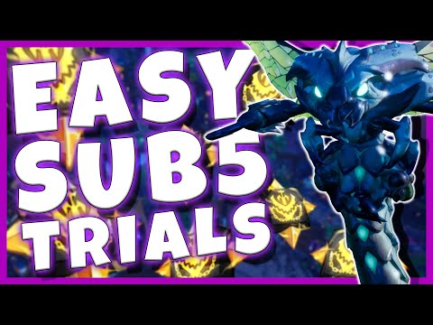 Dauntless Rezakiri trials - EASIEST sub 5 build and guide