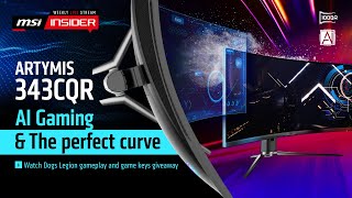 Video 1 of Product MSI MPG Artymis 343CQR 34" Curved Gaming Monitor