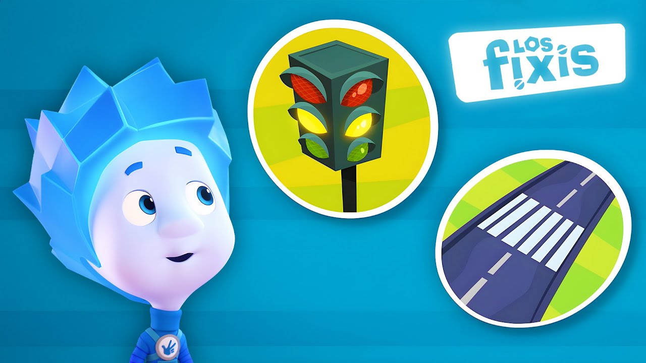 Aprendiendo sobre las reglas de tránsito 🚦 | Los Fixis | Animación para niños