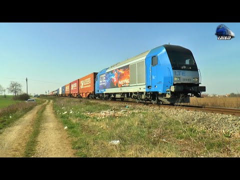 Tren LTE Intermodal Train & Marfar PSZ Freight Train spre/To Oradea - 29 March 2022