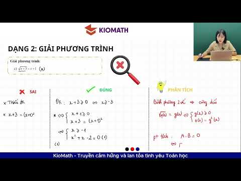 Giải phương trình chứa căn bậc hai