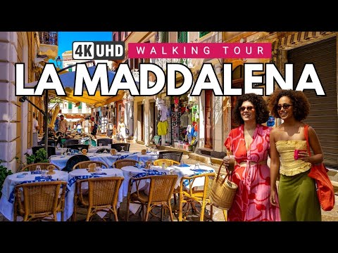 LA MADDALENA Walking Tour 🇮🇹 Sardinia, Italy | 4K 60fps UHD Virtual Walk