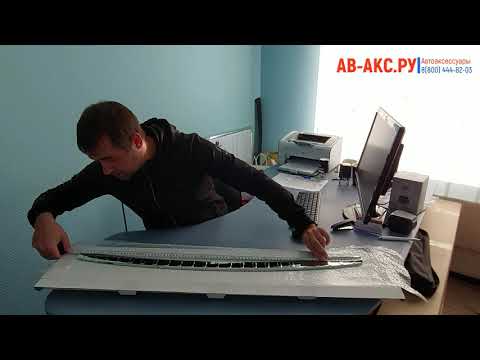 Видеообзор накладки заднего бампера Kia Rio с 2020 по 2022 седан