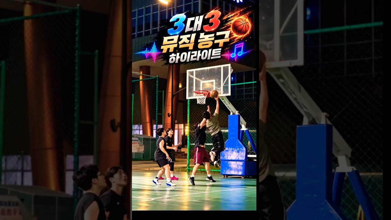 3대3 뮤직 농구 하이라이트 #shots #60살드리블농구 #농구연습 #길거리농구  #basketball
