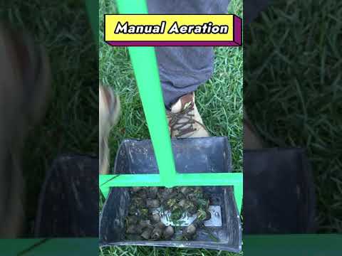 LawnPecker が今シーズン最高の手動エアレーション ツールを受賞 #shorts