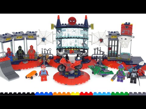 LEGO Marvel Attack on the Spider Lair 76175 review! Spider-Man's Hall of Armor