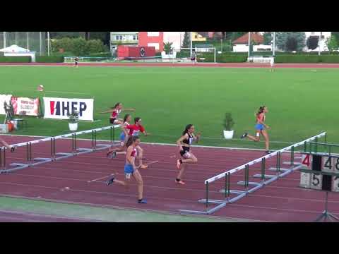 80m prepone [Ž], FINALE, I. skupina, Čleković - Pojedinačno PH za mlađe kadete i kadetkinje 2018