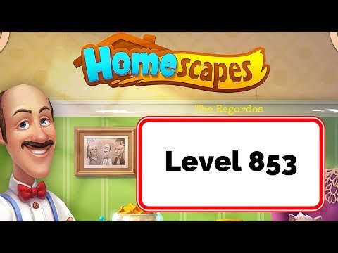 Homescapes Level 853 - No Boosters