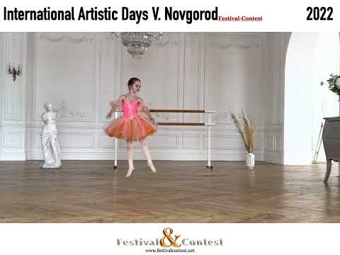 International Artistic Days  Festival&Contest NV 2030 2022, Yakimova Sofia,  Coral Variation Shedrin