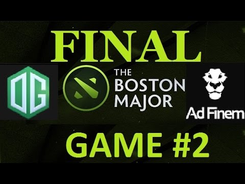 OG vs AD Finem .Game#2. [RUS] FINAL!!!. Dota 2:The Boston Major| CaspeRRR & LightOfHeaven [RUS]