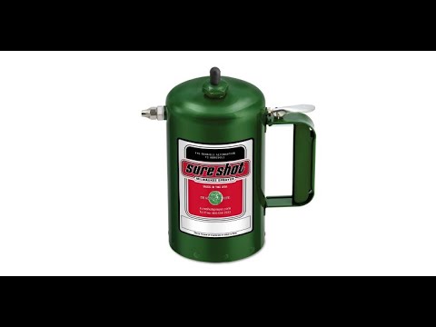 Sure Shot A1000G Sprayer Steel Interior, Green Exterior, 32 oz Capacity - Overview