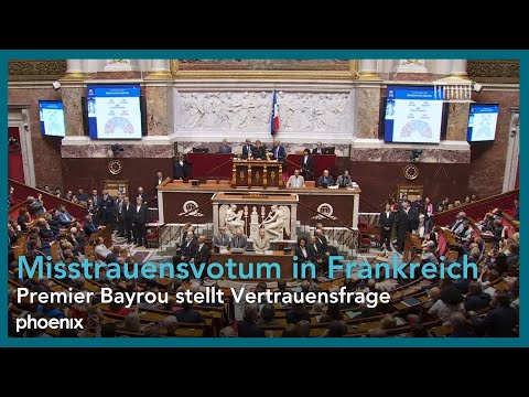 Französischer Premierminister Bayrou stellt Vertrauensfrage | 08.09.2025