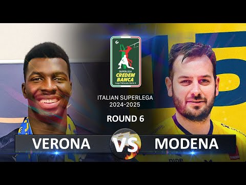 Verona vs Modena | Italian Volleyball SuperLega 2024/2025