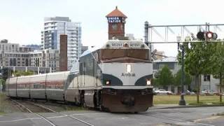 preview picture of video 'HD  Amtrak Cascades at Portland Union Station'