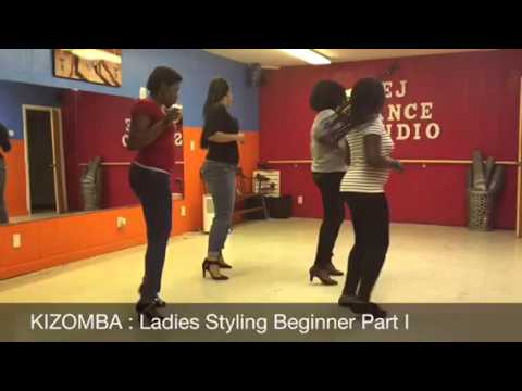 KIZOMBA  Beginner Ladies Styling Part I and Part II with Partner  (Evens&Casun) Nelson Freitas Miúd
