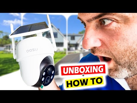 How To Install AOSU Security Cameras Wireless Outdoor | AOSU SolarCam D1 Kit