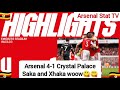 Arsenal 4-1 Crystal Palace. Saka (2) Martinelli and Xhaka. This was amazing #arsenal #london