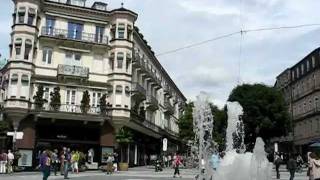 preview picture of video 'Baden Baden, Germany : city center'