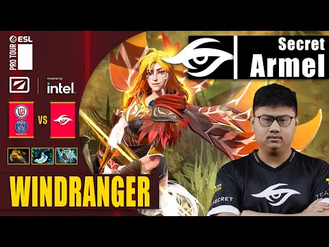 PSG.LGD vs SECRET | ARMEL WINDRANGER 0 DEATH TEAR DOWN LGD | DREAMLEAGUE 2023 S20 Dota 2 Highlights