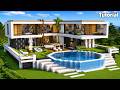 Minecraft How To Build A Modern House Tutorial Easy To Follow 61 Interior In Description