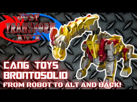 JUST TRANSFORM IT!: Cang Toys Brontosolid (Sludge)