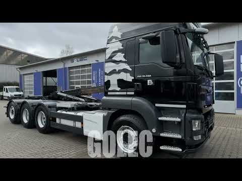 VERKAUFT - G190355 - MAN TGS 35.500 8x4-4 BL Abrollkipper Stummer 25 Ton aus Baujahr 2018