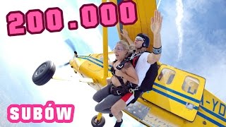Skok ze spadochronem w bikini! Specjal na 200.000 subów!