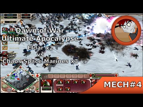 DoW: Ultimate Apocalypse - Eldar x2 vs Chaos Space Marines x3