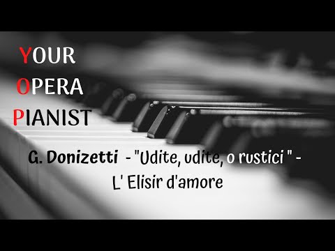 G. Donizetti - Udite, udite, o rustici // YOUR OPERA PIANIST