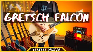 Video thumbnail for Gretsch WHITE FALCON G6136T-LDS — So How is it?? (Hint, it's a BEAST!) by Yeatzee Guitar