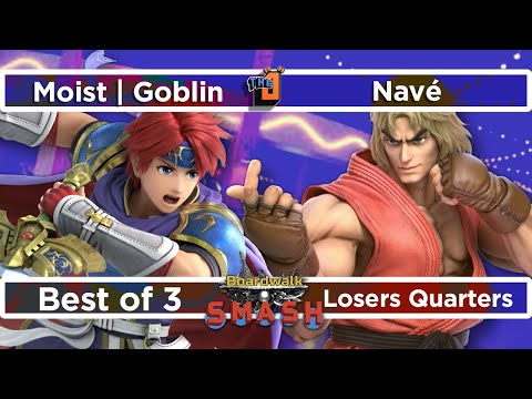 Moist | Goblin (Roy) vs Nave (Ken) Losers Quarters - Boardwalk Smash #35 - SSBU