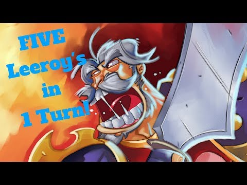 FIVE Leeroy's in 1 Turn! Druid OTK! [Hearthstone Game of the Day]