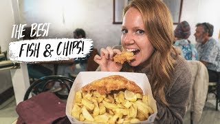 British Food - Scotland's Best FISH & CHIPS!? + Exploring ISLE OF MAY 😍(Fife, Scotland)