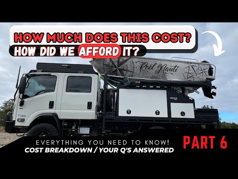 Isuzu NPS 4x4 TRUCK COST BREAKDOWN & HOW we AFFORD to TRAVEL AUSTRALIA FULLTIME - TOW VEHICLE