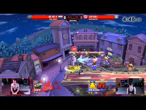 Arcane 2018: Mr.R (Sheik) vs Captain L (Pikachu) - Losers Finals