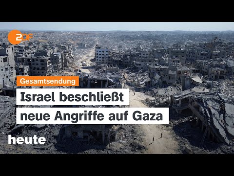 heute 19:00 Uhr vom 28.10.2025: Angriffe auf den Gaza-Streifen, Prozess zum Zugunglück von Garmisch