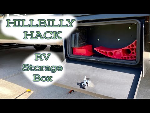 HILLBILLY HACK RV Storage Box Install... Rock Solid!!