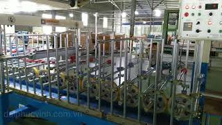 Máy dán thành hộc 4 chiều Hàn Quốc