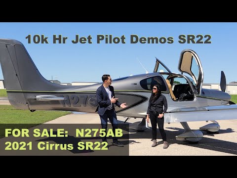 10,000 Hour Jet Pilot Demos Cirrus SR22! FOR SALE - N275AB (4K UHD)
