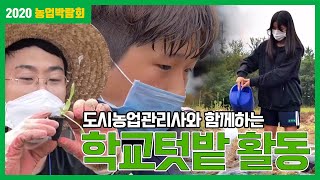 학교에서도 배우는 도시농업, 텃밭활동! | 2020 농업박람회